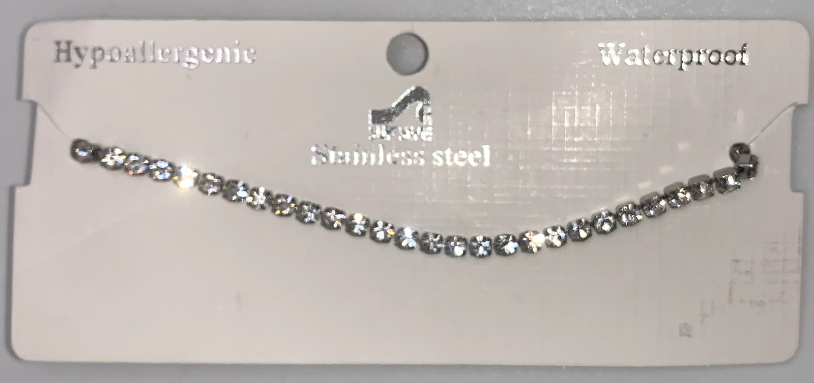 Surf Style Diamonds Silver Hypoallergenic Tennis Bracelet 618491 BOGO!