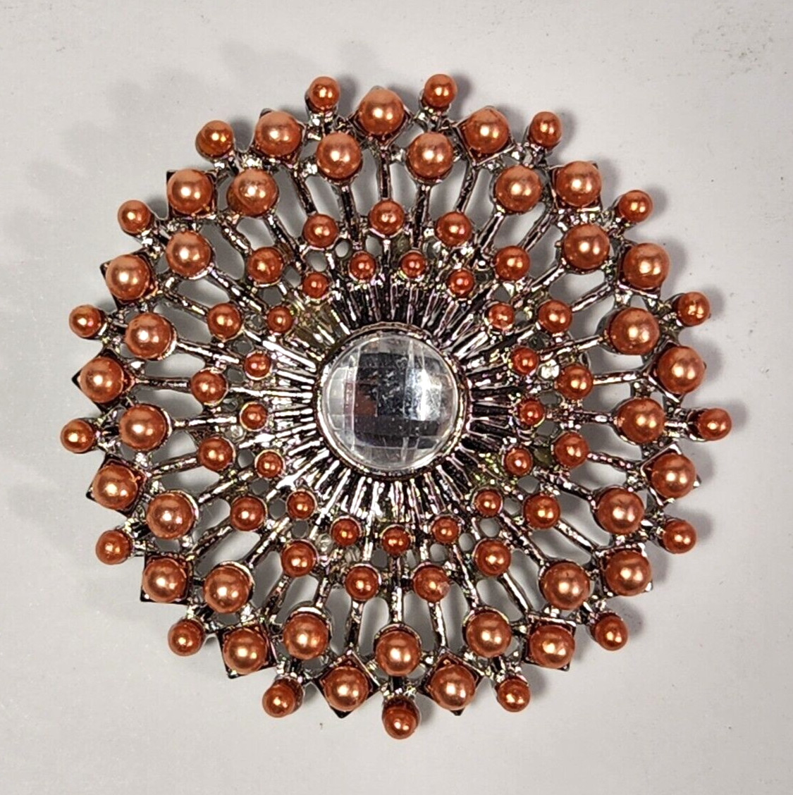 Art Deco Faux Rhinestones Fashion Pin Brooch Jewelry lot of 7