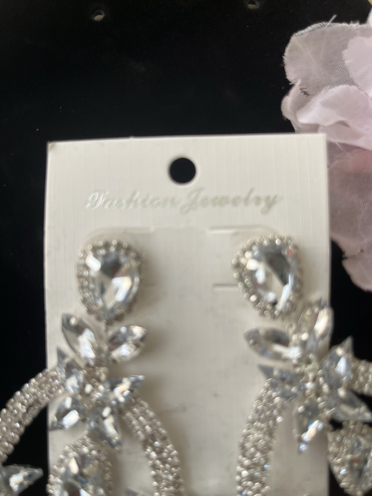 Sparkling Rhinestone Chandelier Earrings For Special Occasions. For pierced ears
