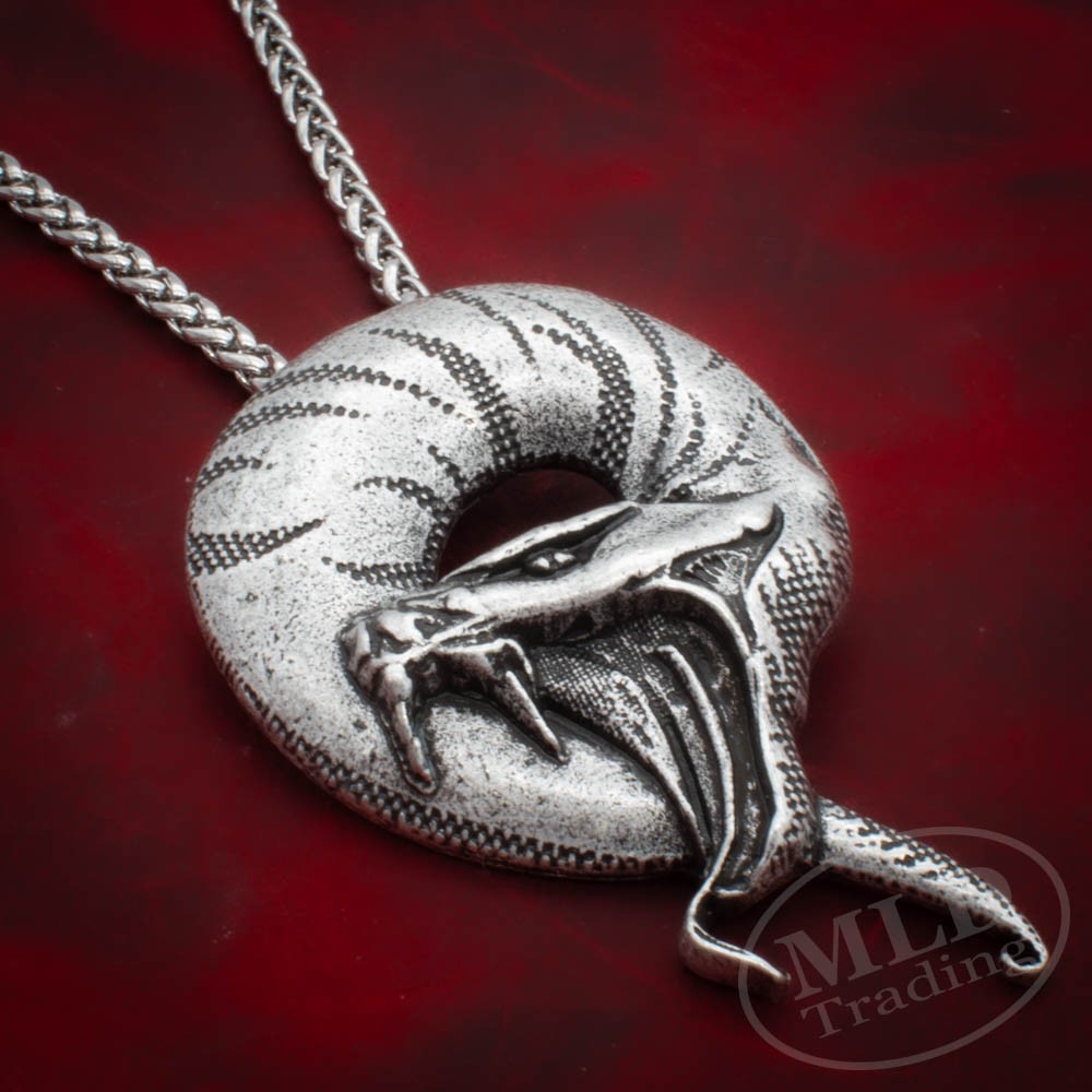 Dragon Serpent Necklace – Gothic Viking Pendant Jewelry for Bold Mortals