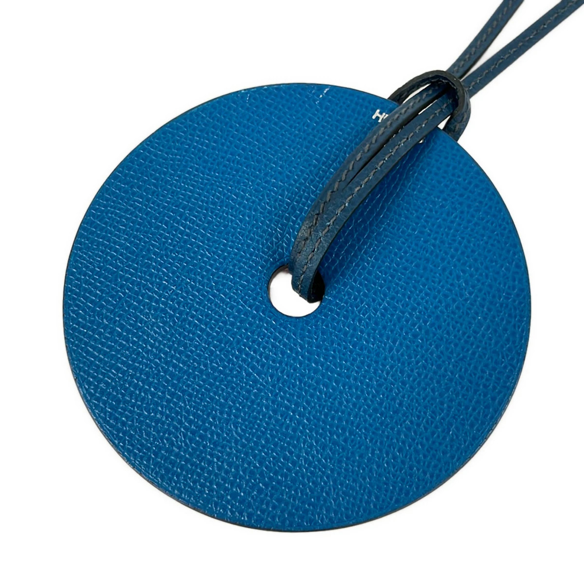 HERMES Blue Izmir Rose Jaipur Veau Epsom Taurillon Clemence None Necklace