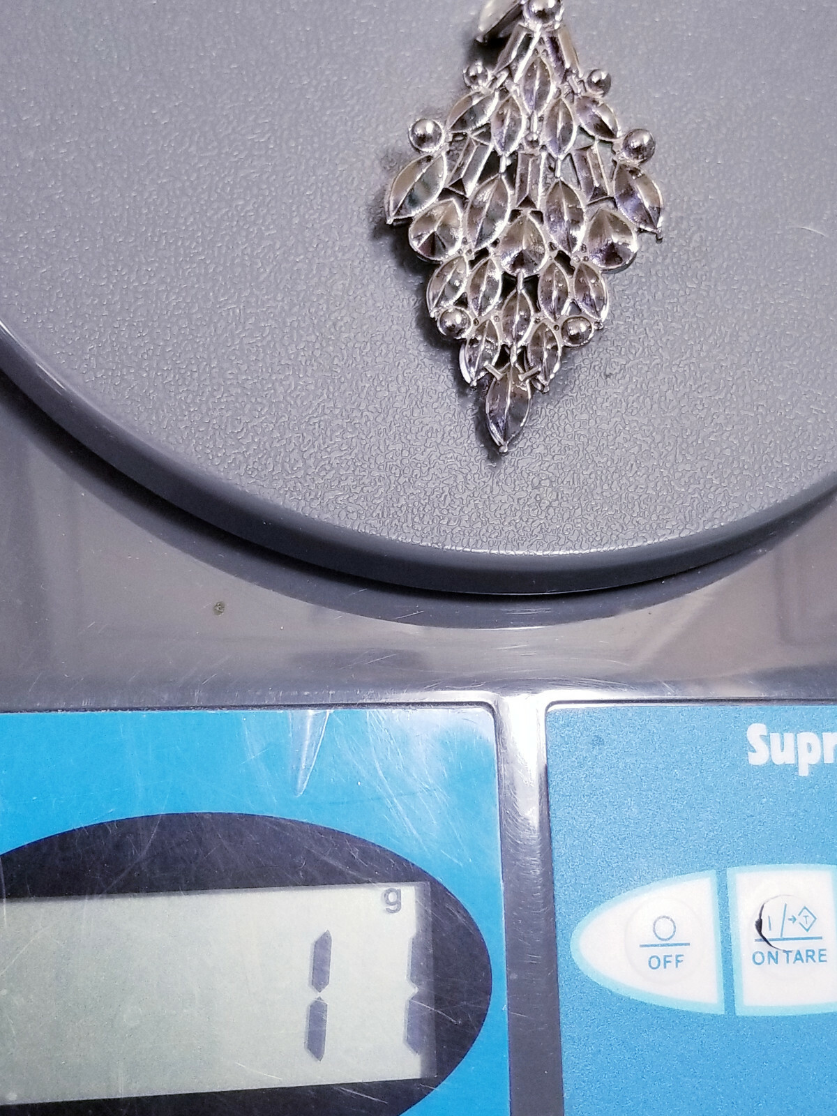 Rhinestone Chandelier Earrings Clear 3 in