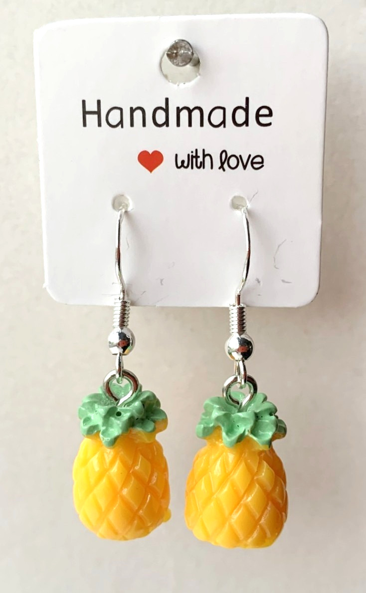 NOVELTY EARRINGS VARIOUS DESIGNS FOOD FRUIT ANIMALS WITH FREE ETC GIFT BAG 925