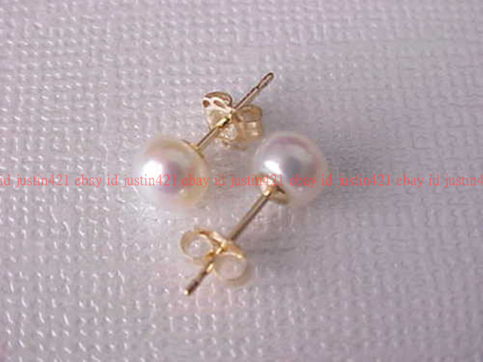 Wholesale 6-7mm Natural White Pearl Earrings 14k Gold Limited Time Promotion!