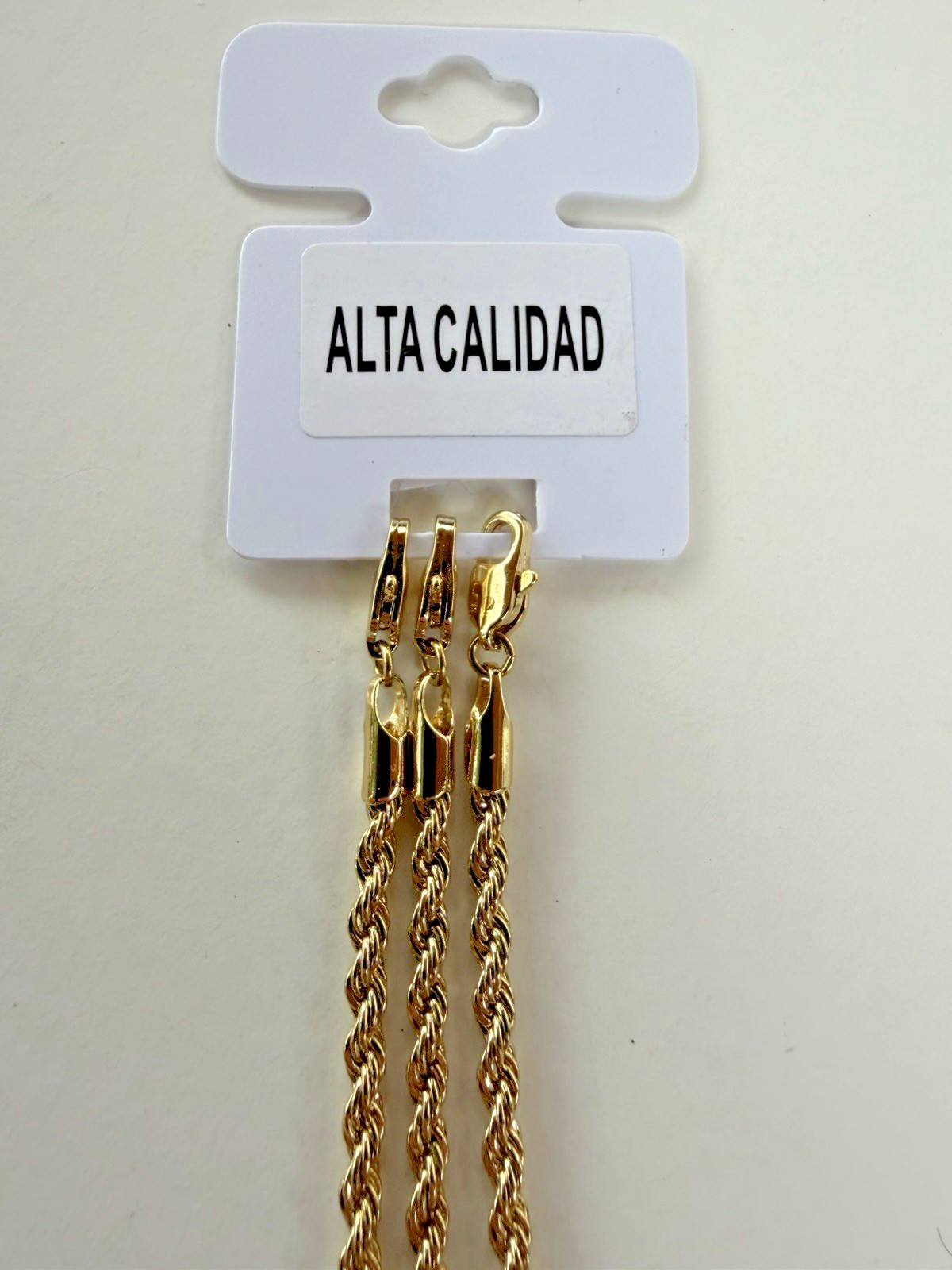 High-Quality 18K Gold Layered Link Bracelet – 19cm 5.5mm Luxury Jewelry