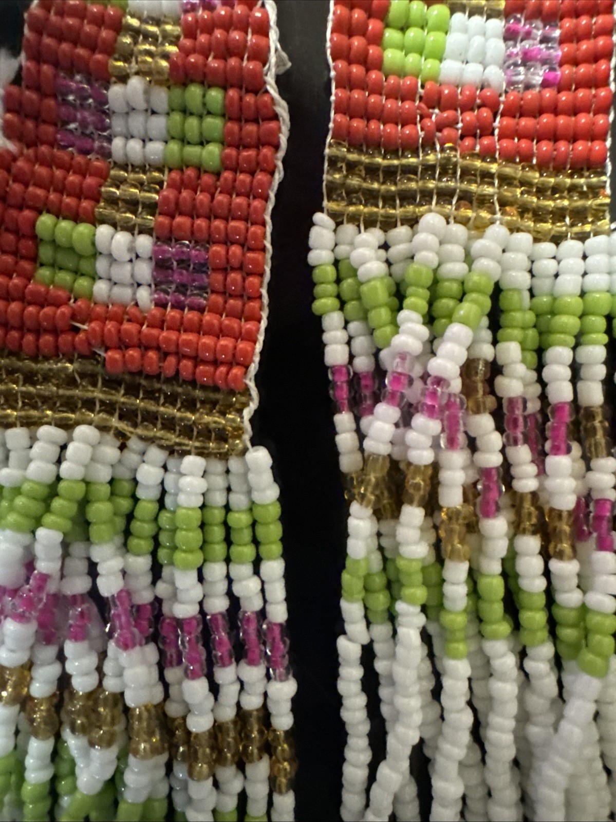 Glass Beaded Multiple Layered Necklace