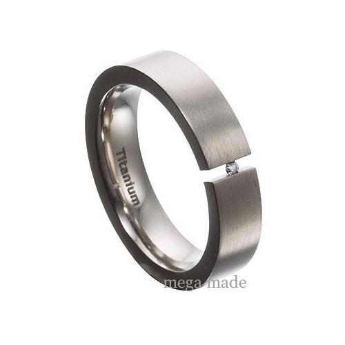 Titanium Diamond Ring Wedding Band Engagement Tension Set Fashion Jewerly Size11