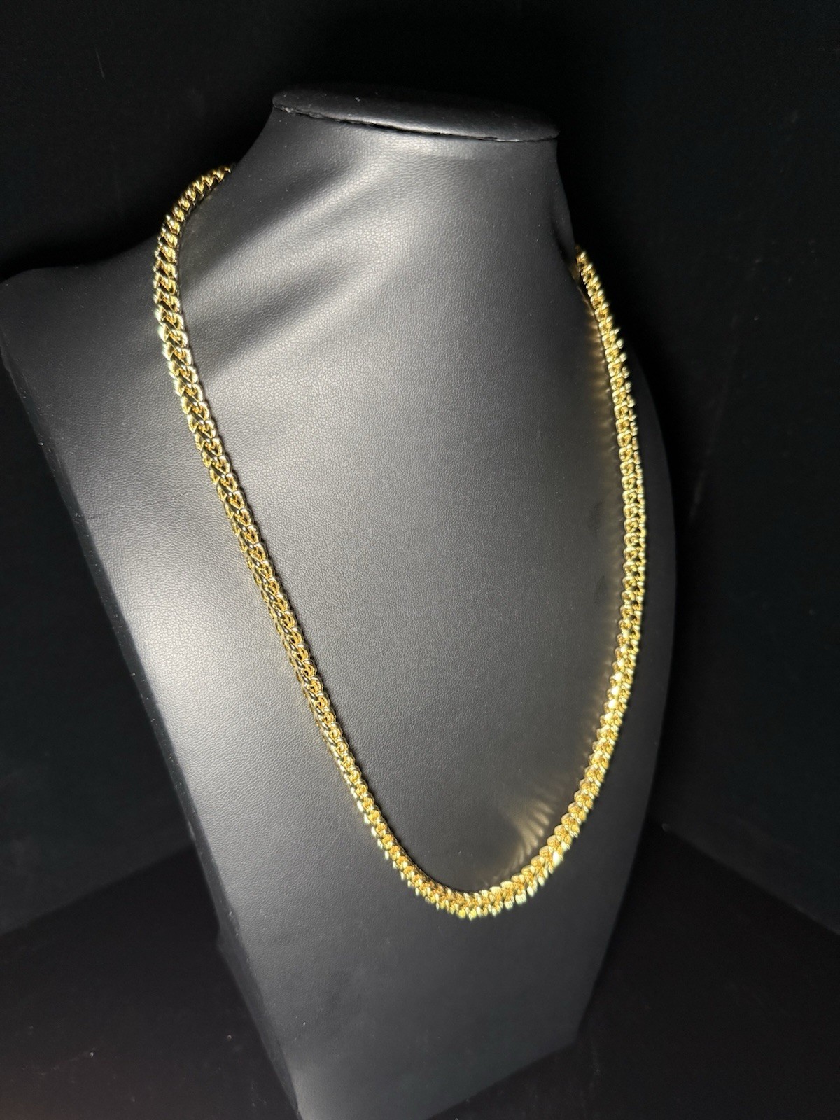 24in. Gold Filled Box Franco * Italy Stamped 750*Chain w/ Lobster Clasp