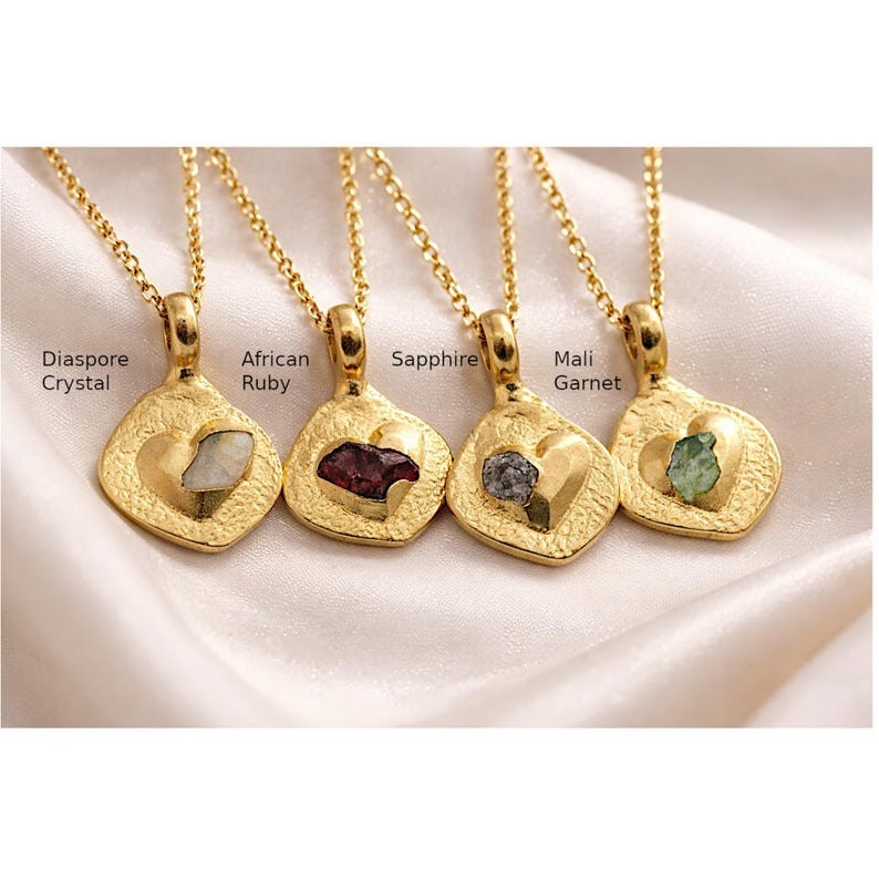Heart Handmade Charm Pendant,Natural Stone Earrings Charms Necklace 27mm HA29-01