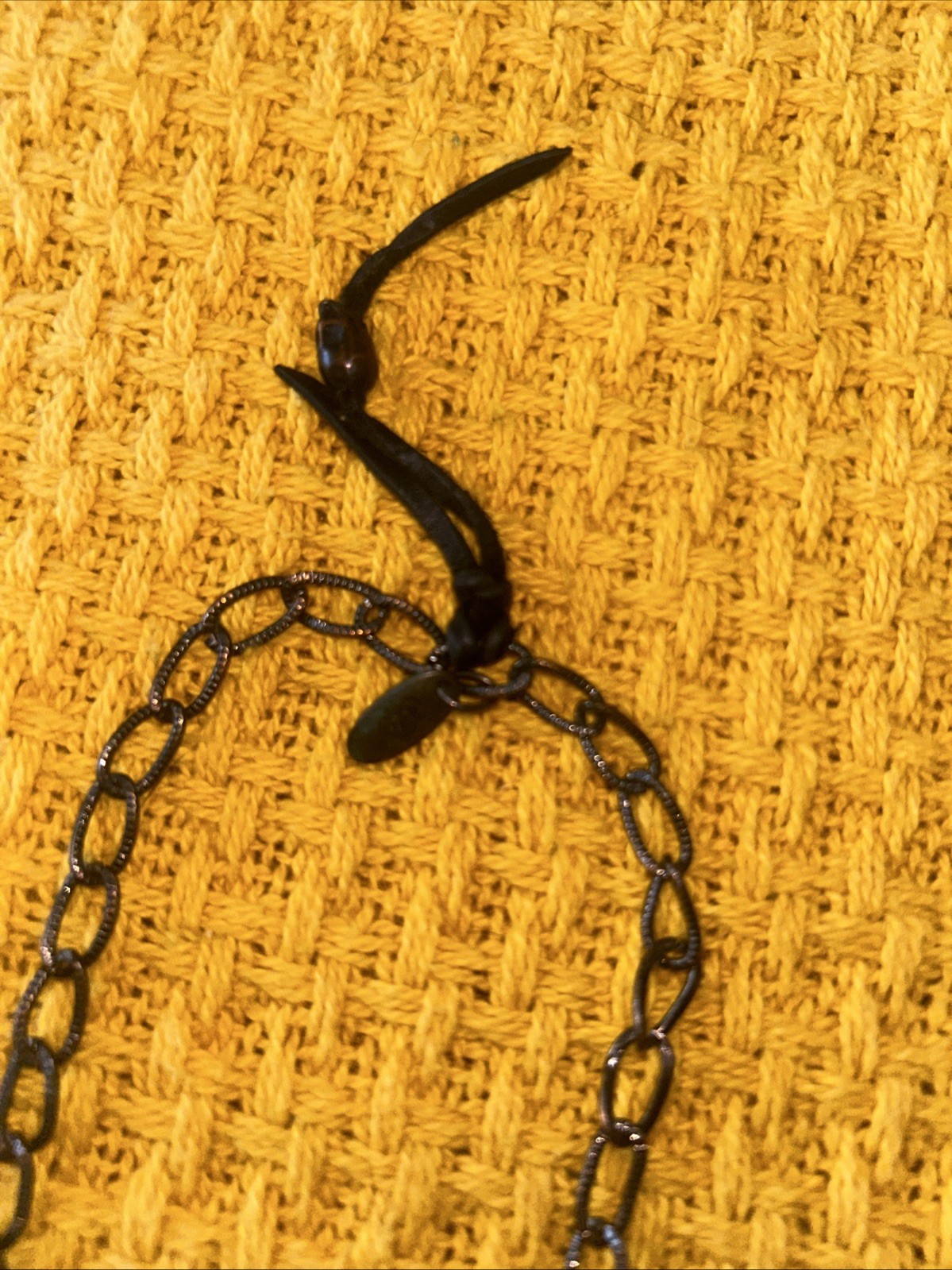 Johnny Was Suede Gothic necklace