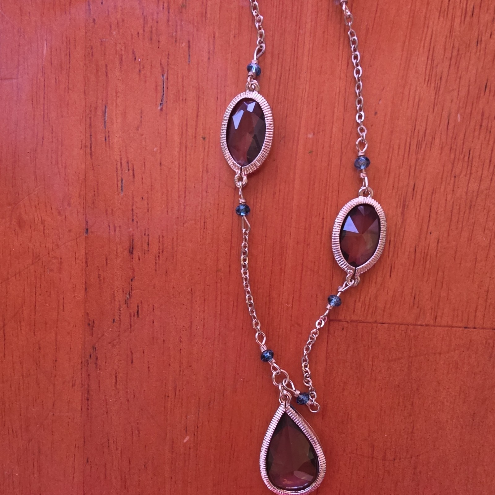 Silver Tone Metal Cable Chain Necklace with Oval Links, No Stone