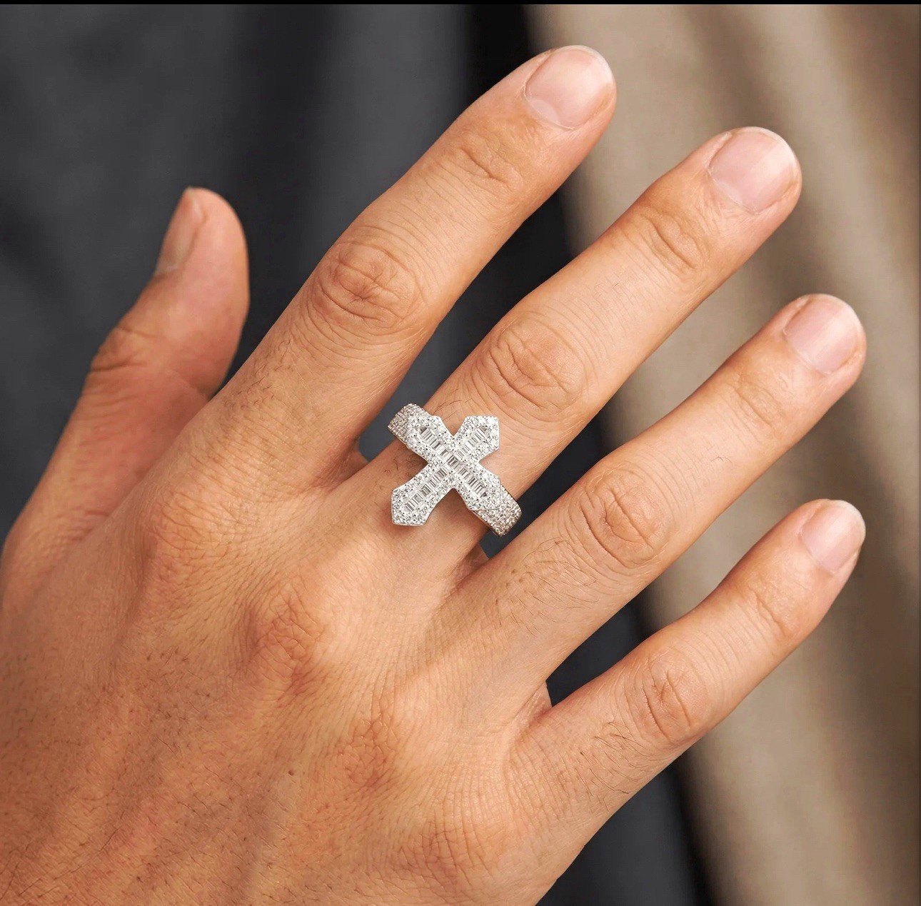 High quality more than night size 9 cross ring