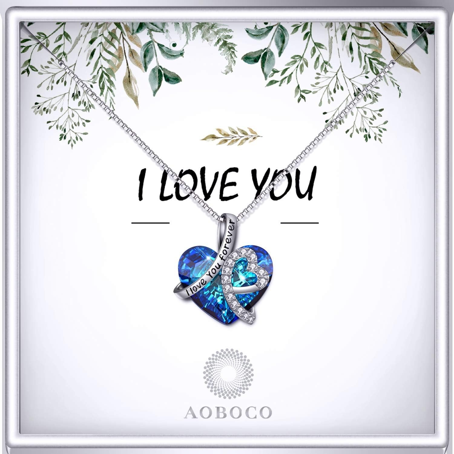 To My Wife Necklace From Husband Gift I Love You Forever Necklace 925 Sterlin…