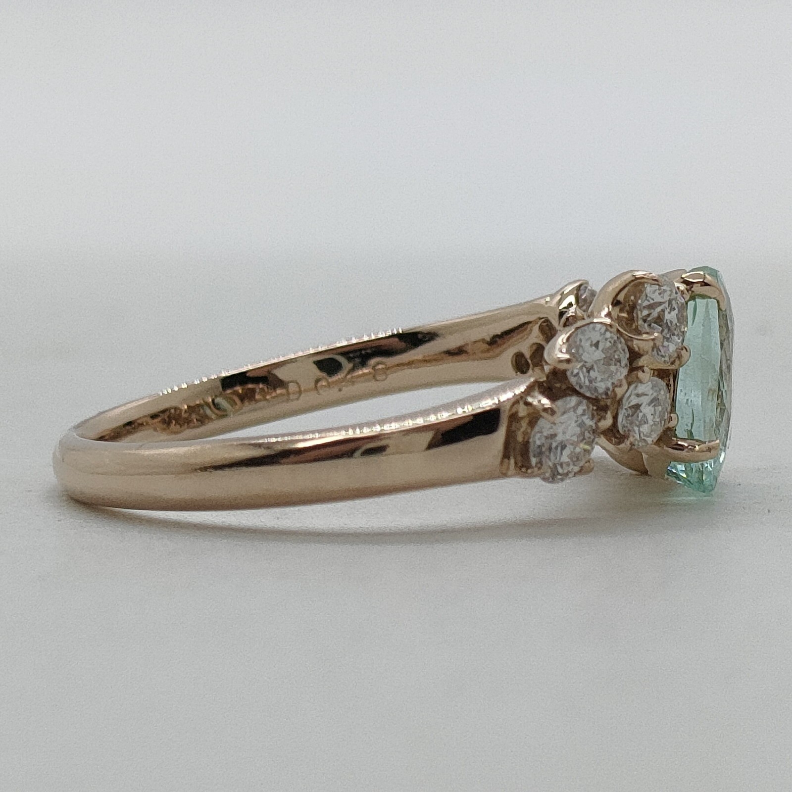 Jewelry Ring Paraiba Tourmaline 0.83ct Gold 2346609