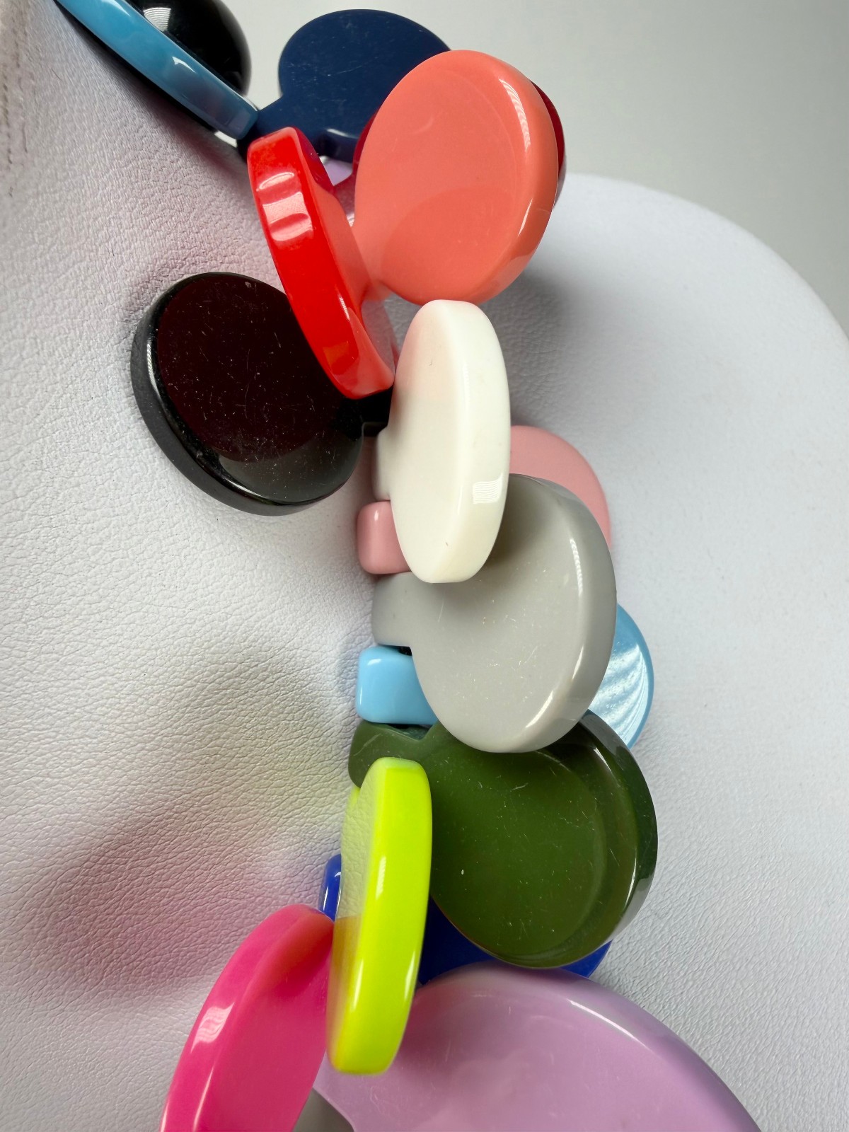 Marion Godart – BSX “Boutons” Multi-Colour Mix Resin Necklace
