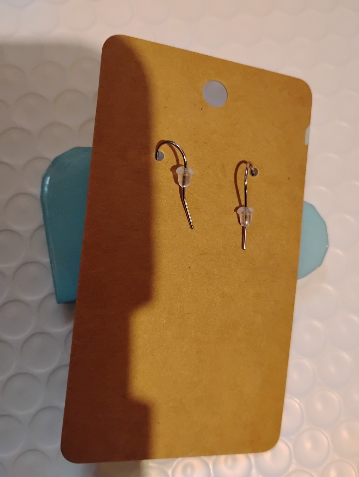 Candy Hearts Earrings Lot Of 2 Homemade Dangling Approx 1.5″ Each
