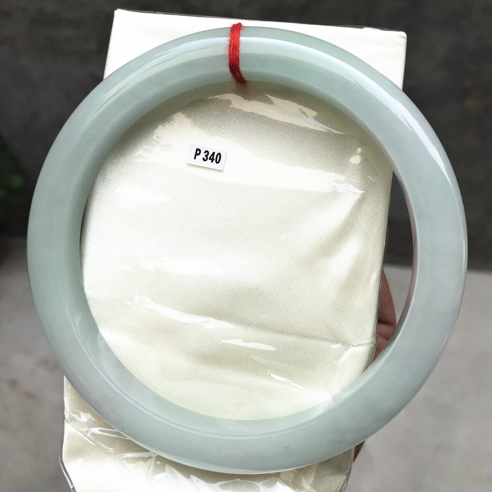 84MM Natural Icy Green Jadeite Jade Bracelet Burma Jadeite Jade Big Bangle