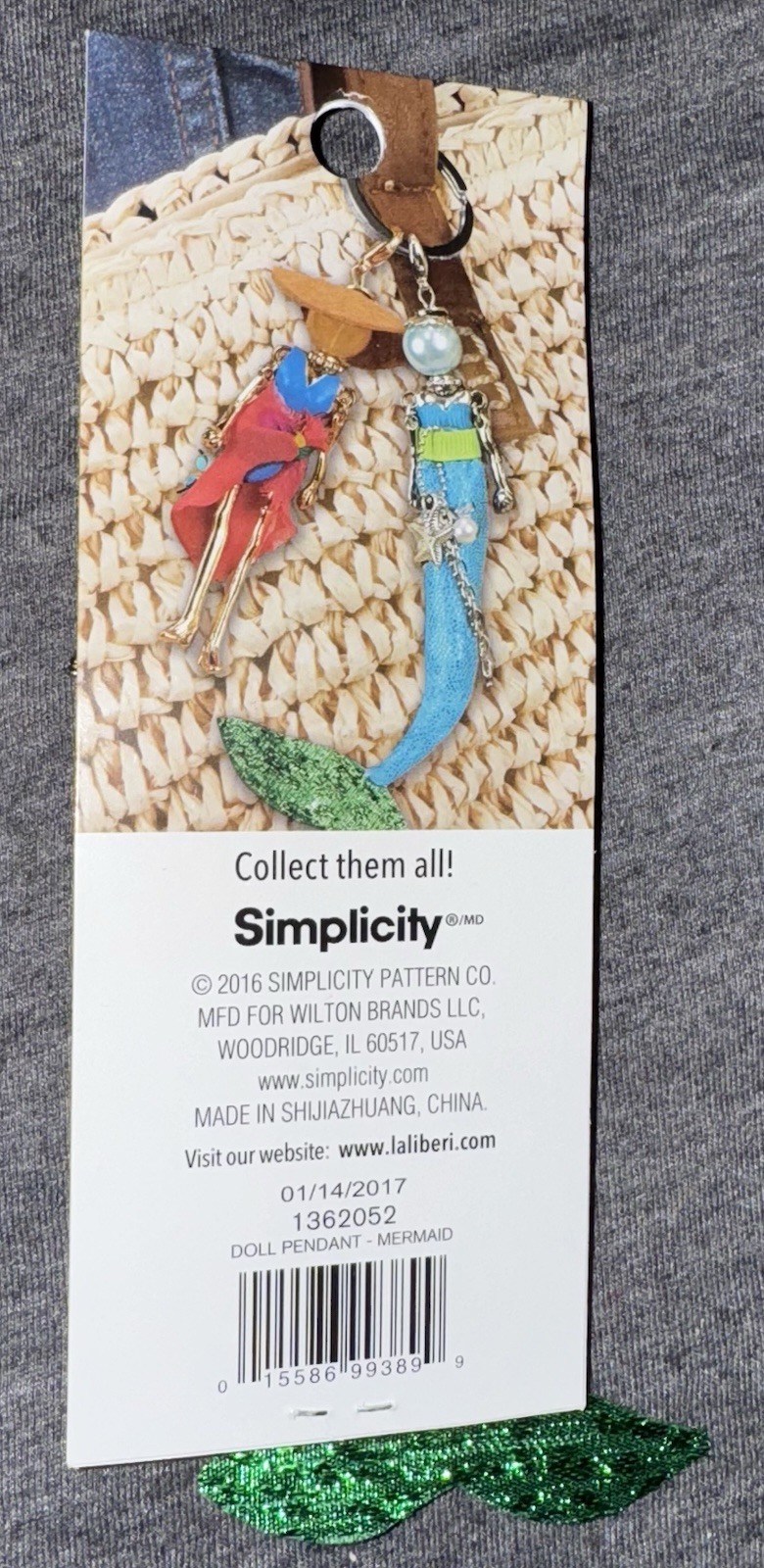 New Laliberi Mermaid Simplicity Doll Pendant Charm 2016