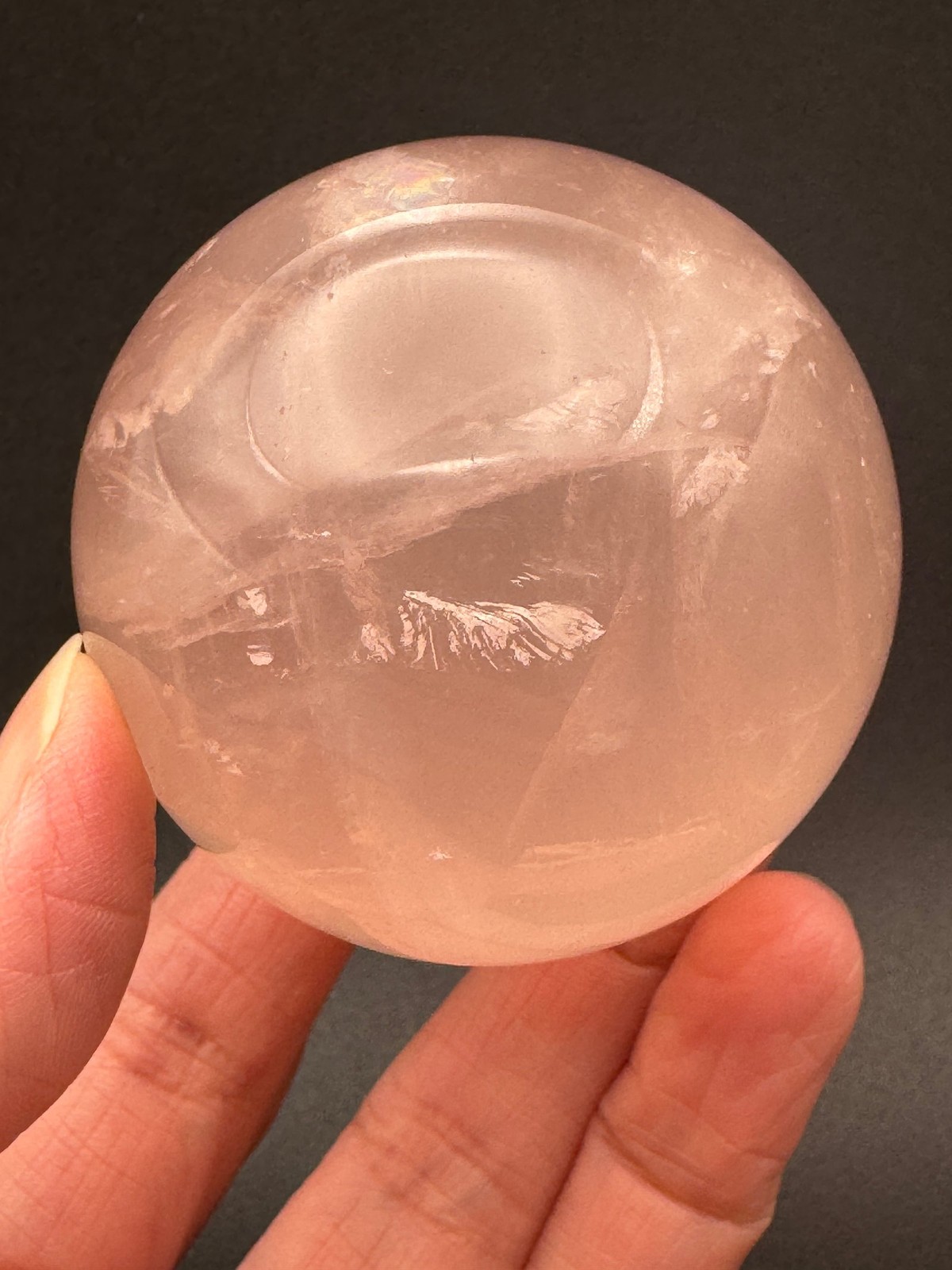 Handcrafted Natural Citrine Crystal Sphere for Prosperity