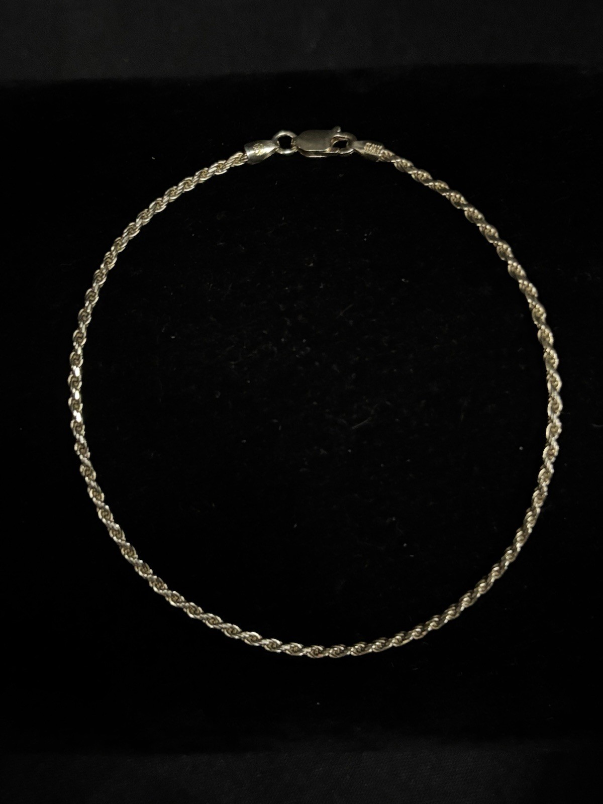Silver Rope Bracelet – 3.2 Grams