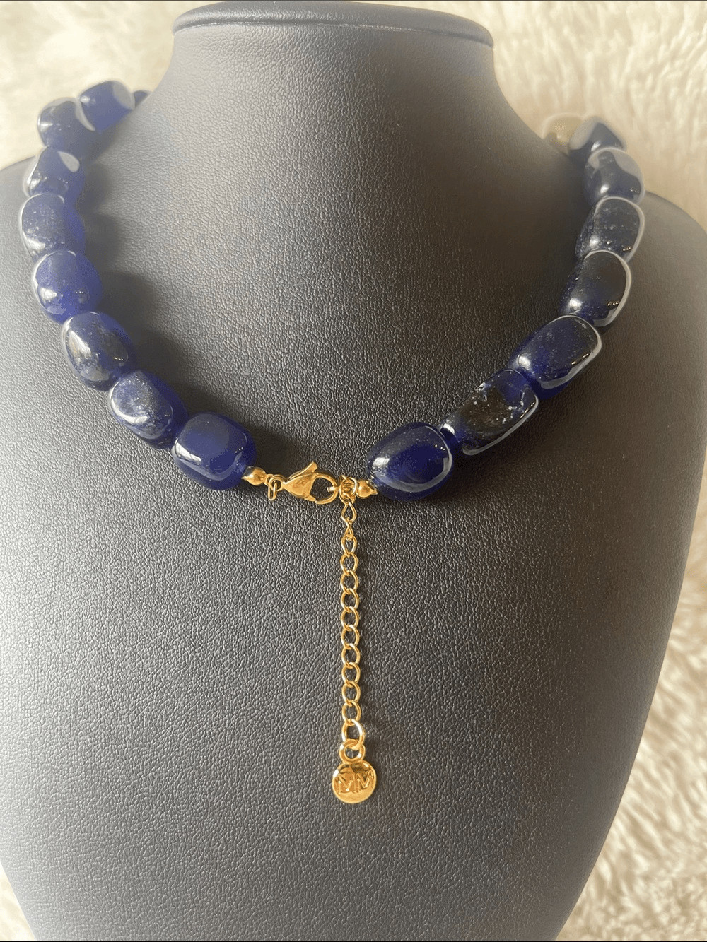 Navy Beaded Necklace – MM-01622