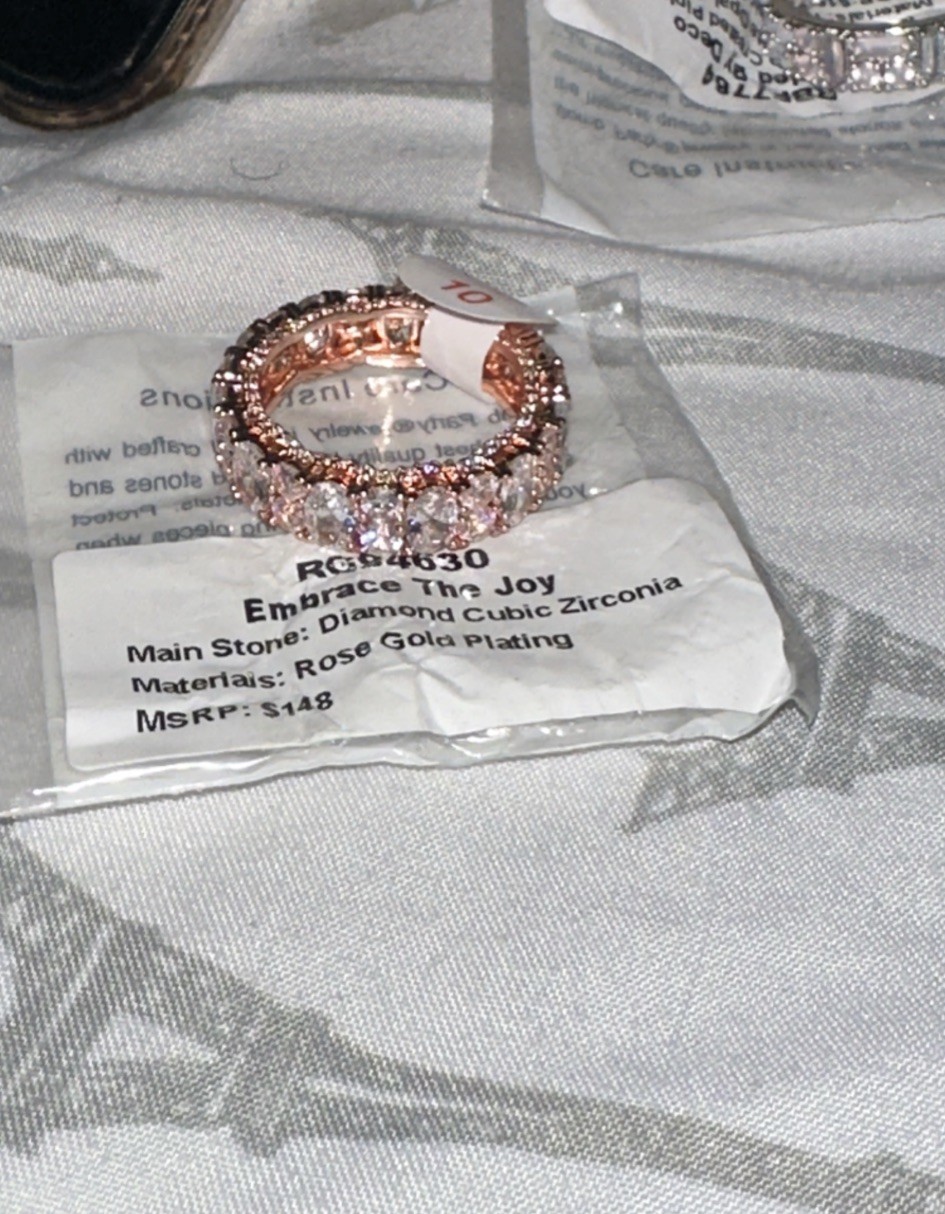 All Are Bp 2025 Ring Size 10 and One Size 9 Women’s Different Shape Diamond !!
