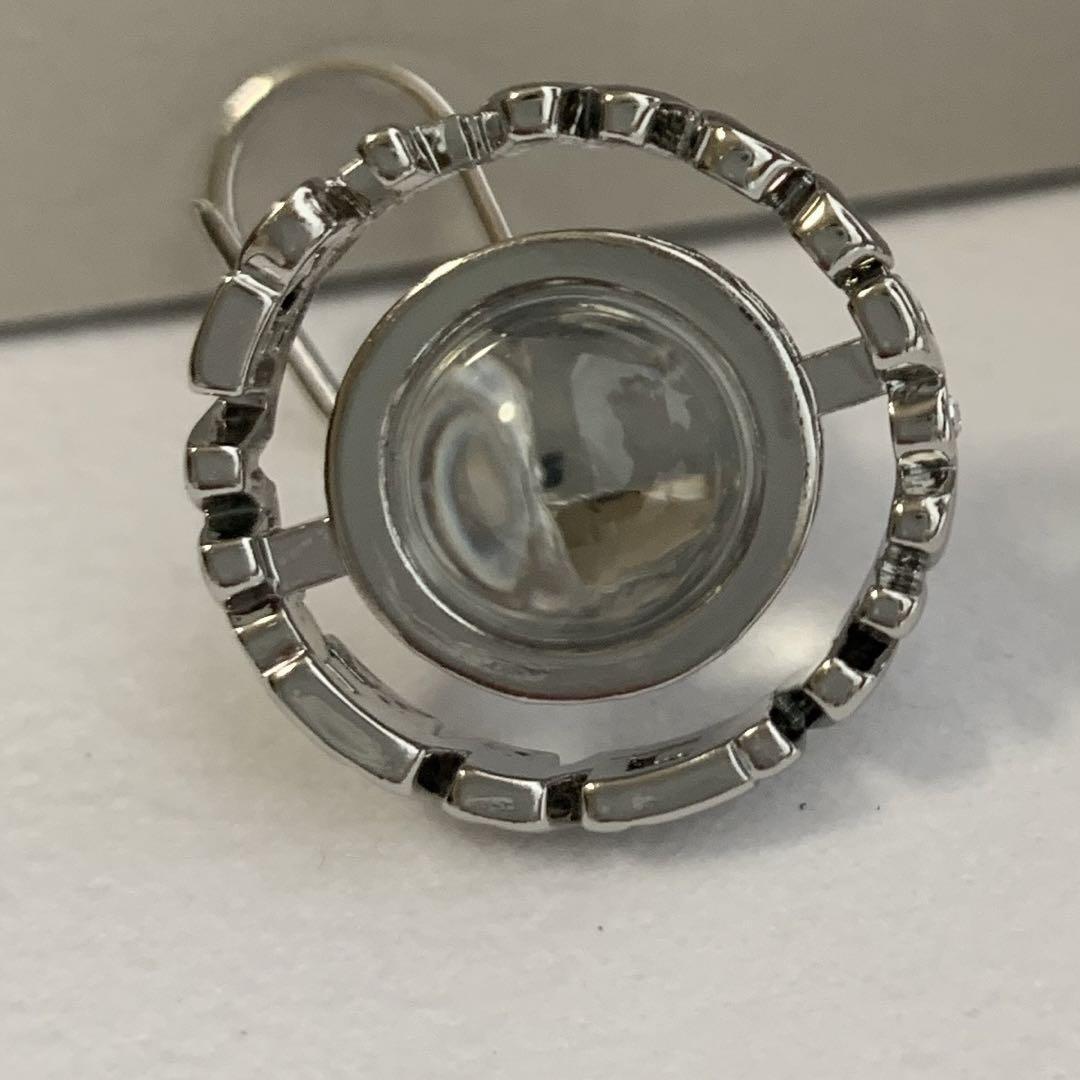 Vivienne Westwood Earrings Pierced 3.5 cm Silver IN BOX [EJ371