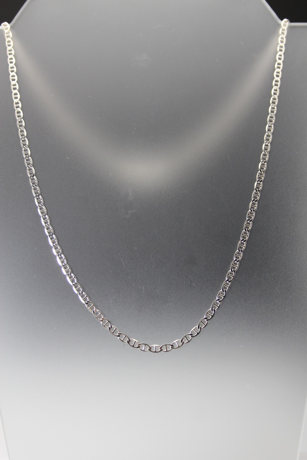 Sterling Silver 925 Anchor Chain 24″ Long Necklace 8.4 Grams (NEC5940)