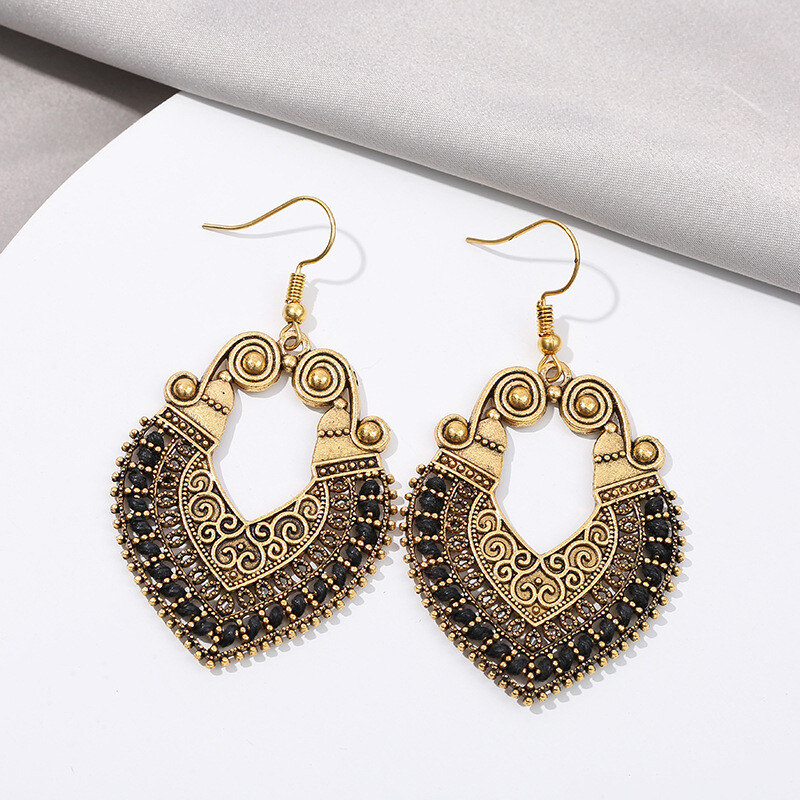 BOHO Earrings Fringe Tassel Bohemian Retro Ethnic Dangle Drop Handmade Jewelry
