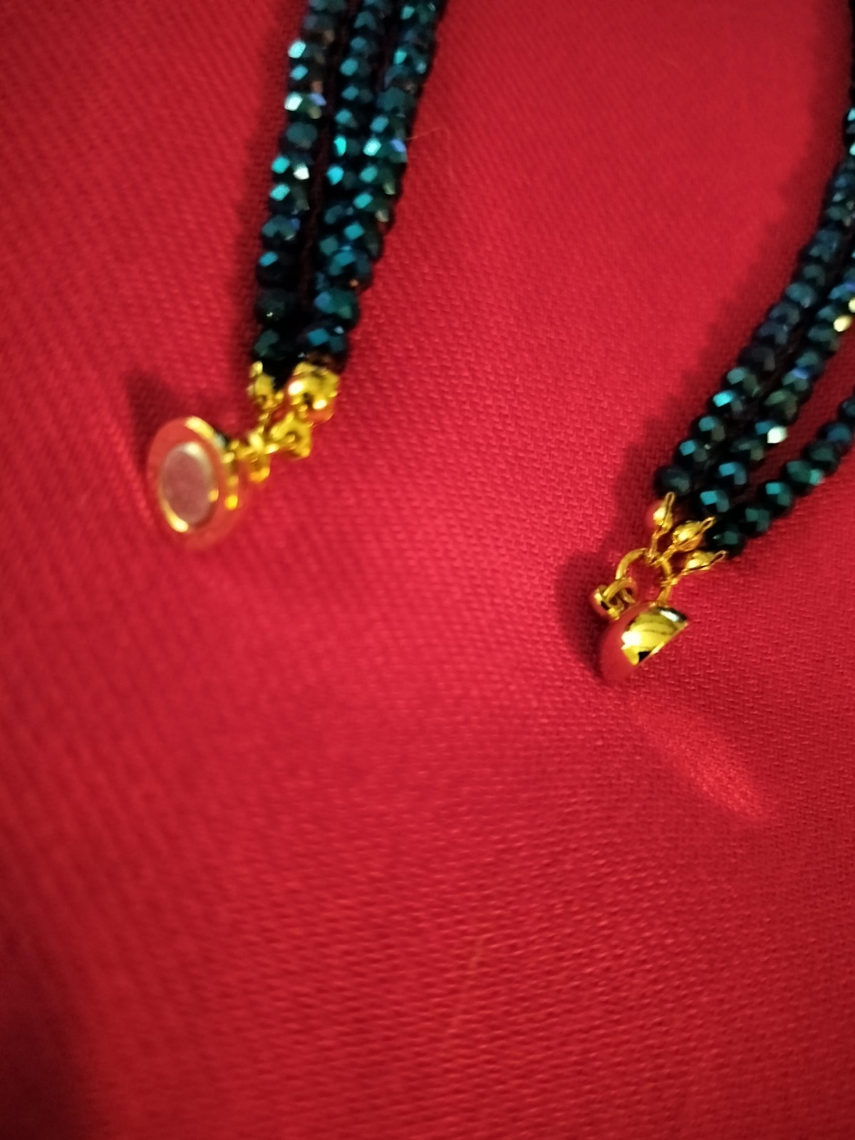 Maria Nicola 10-way Saphire Blue Necklace.