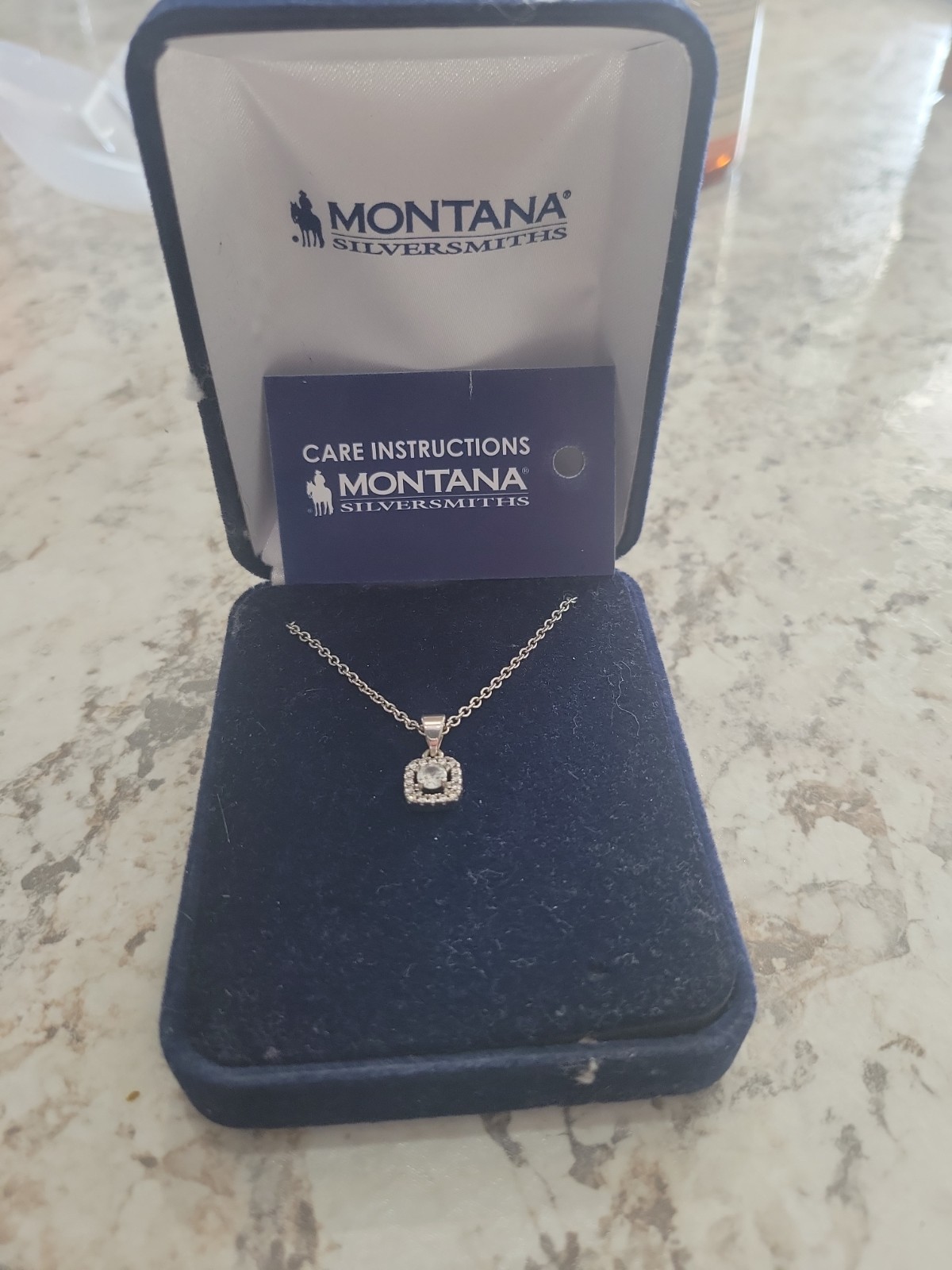 Montana Silversmiths Shielded in Horeshoes Necklace