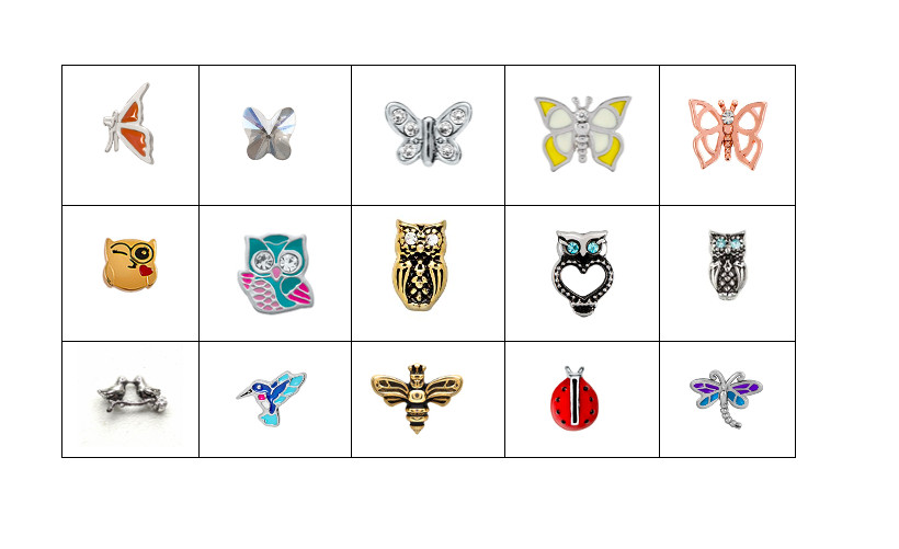 NEW Authentic Origami Owl Animals Insects Butterfly Charms FREE SHIPPING