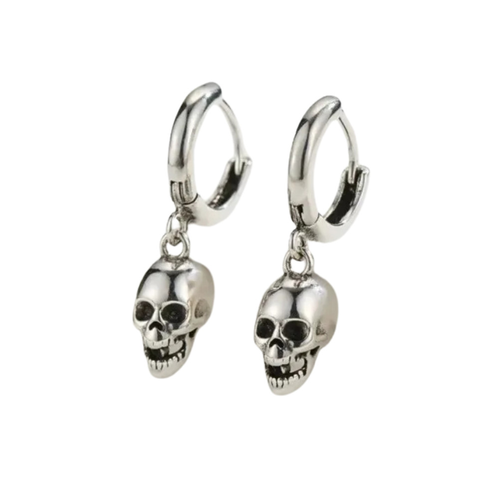 Skull Earrings Rave Festival Party Techno EDM Jewellery