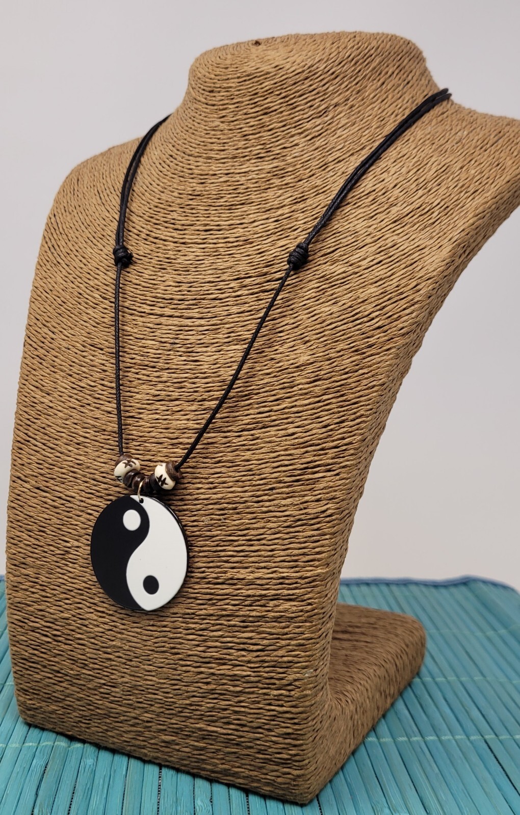 Yin yang necklace Tao necklace balance necklace symbol necklace 90s necklace