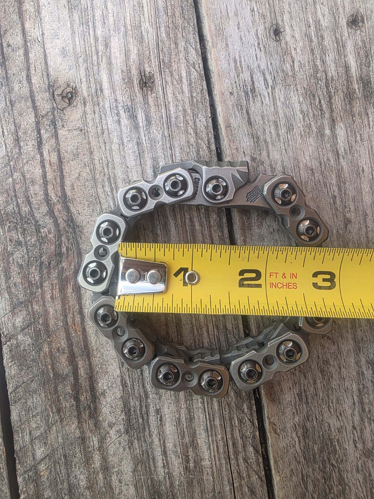 TMillerKnives Edc Titanium T1 Chain Bracelet G2U