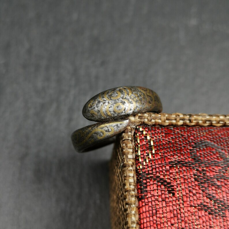Gandhanra Unique Tibetan Snake Ring | Cold Iron Ring | Protection Jewelry