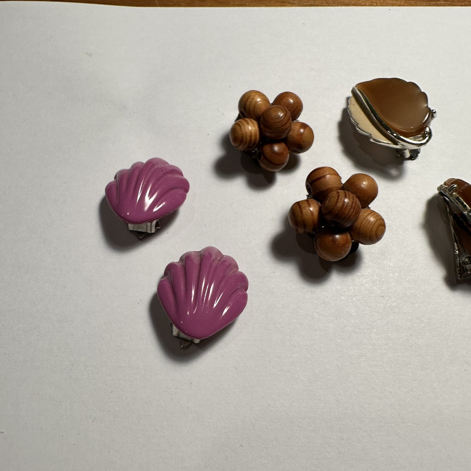 Lot of 3 Clip On Earrings – 1 Signed Lisner