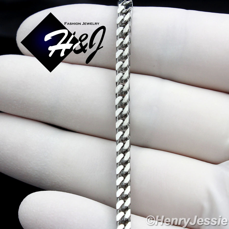 24″Stainless Steel 2mm Silver Franco Box Curb Necklace Plain Cross Pendant*SP29