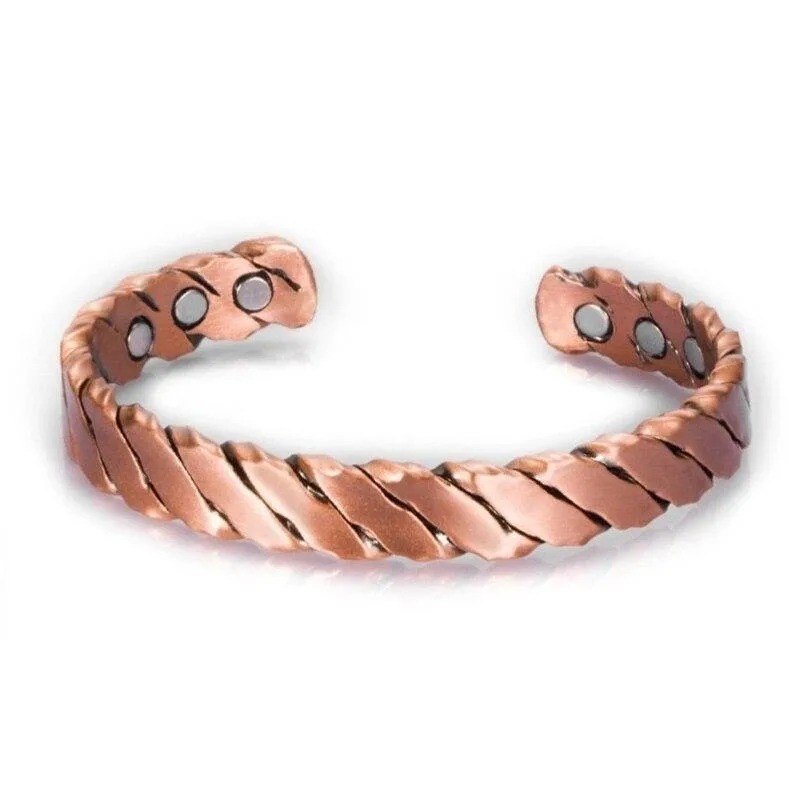 Copper Magnetic Bracelets for Arthritis Pain Relief – for Men & Women. (1pc) USA