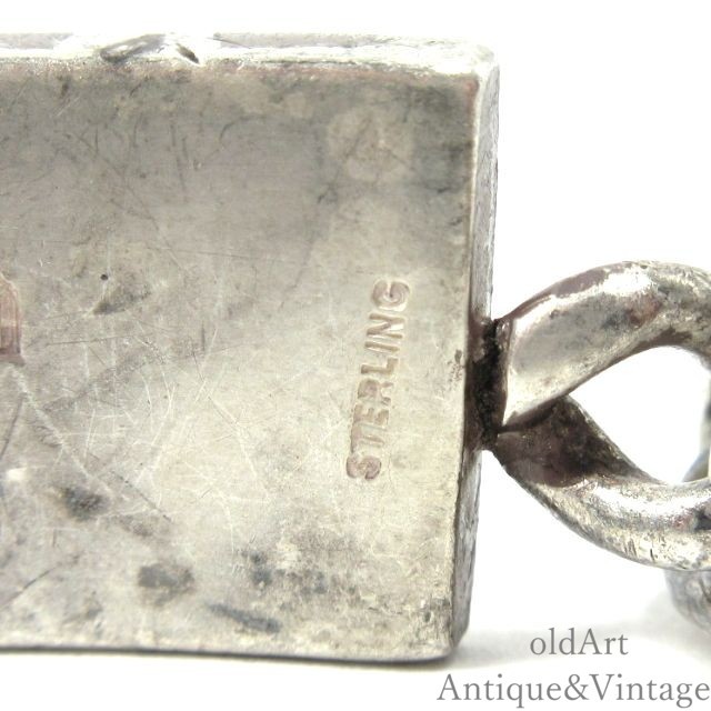 1942 WW2 USNR American Navy Vintage ID Military Bracelet [SILVER925] [19.5cm]