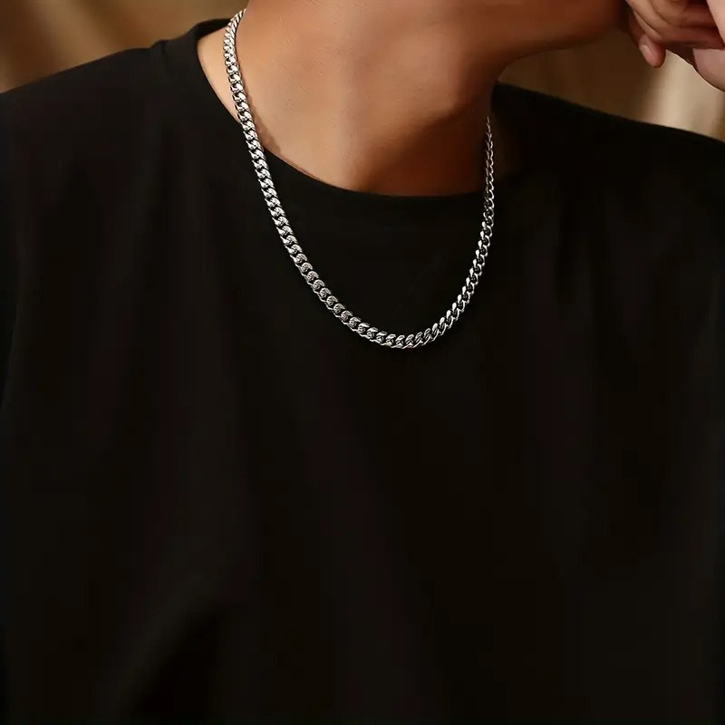 For My Son Cuban Chain Necklace From Family Friend, Birthday Graduation Gift Set