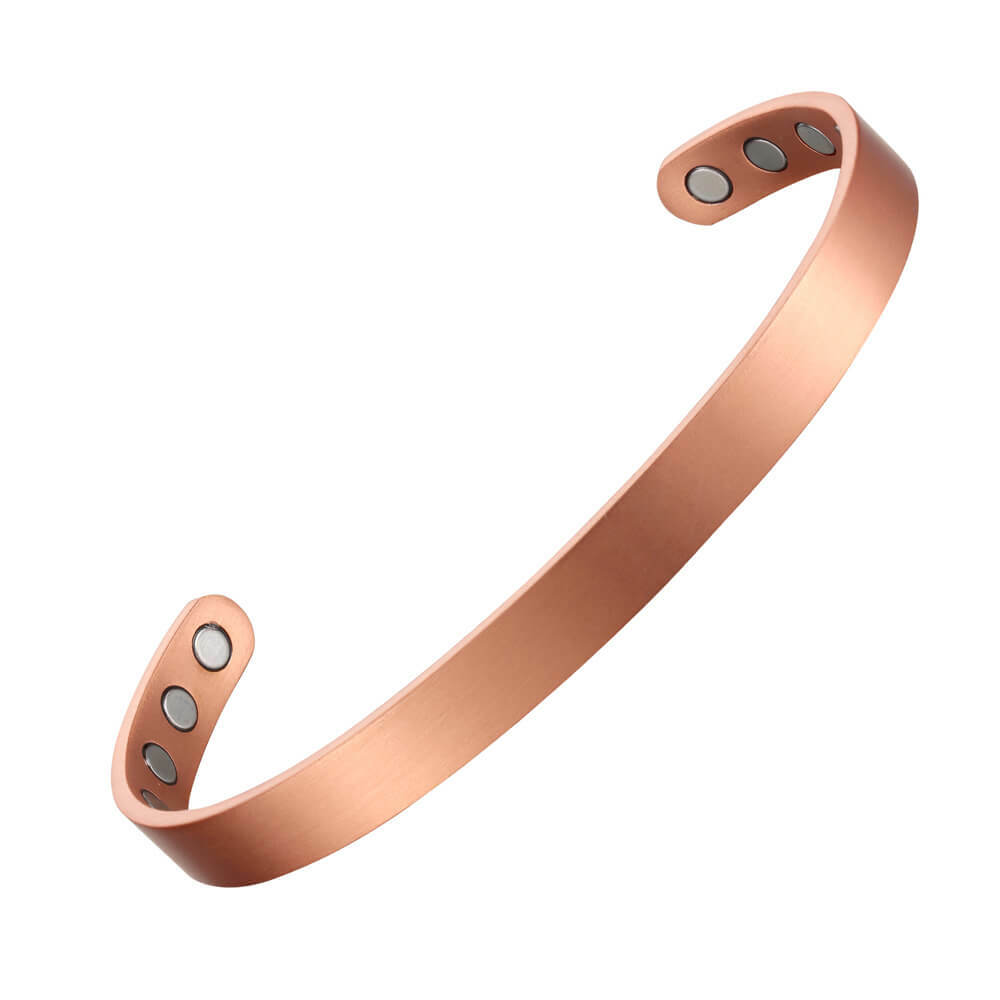 Elegant Small Pure Copper Magnetic Bracelet Arthritis Pain Relief Balance Energy