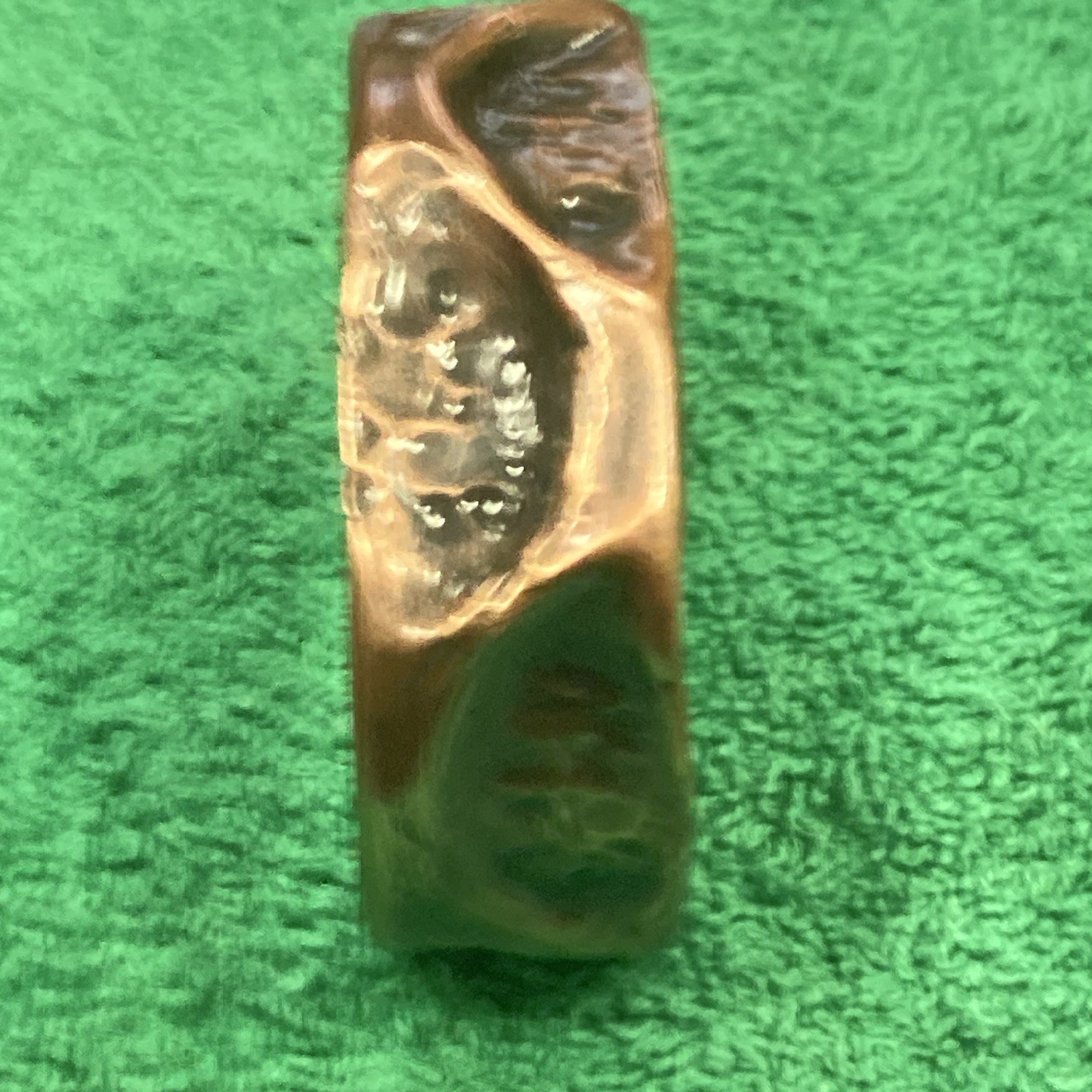 Hammered Rustic Copper Cuff Bracelet, Textured Finish, Open-Ended size 7 1/2