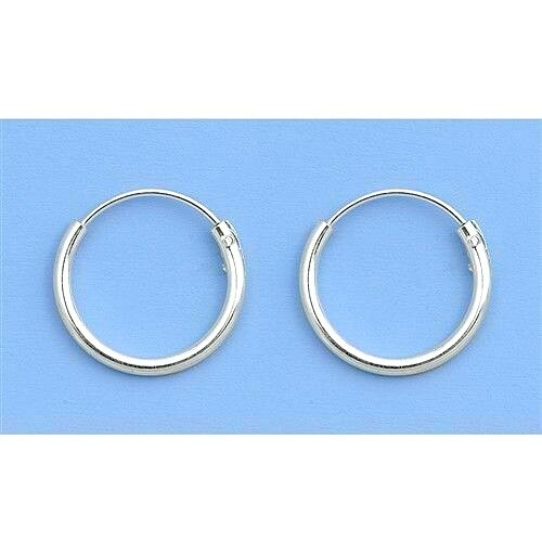 3 Pairs Set Super Small Mini Hoop Earrings Sterling Silver 925 USA Seller 14mm