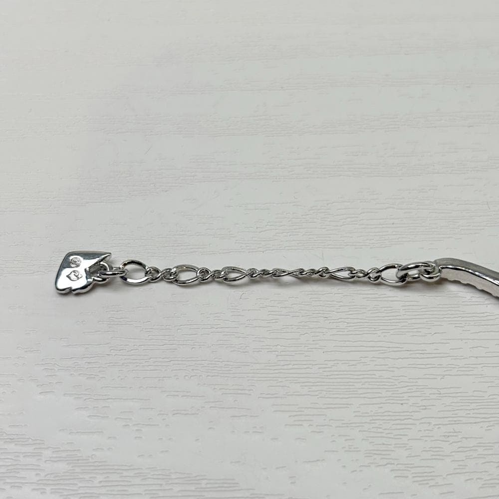 Swarovski Wave Crystal Bracelet Silver Used Not Specified