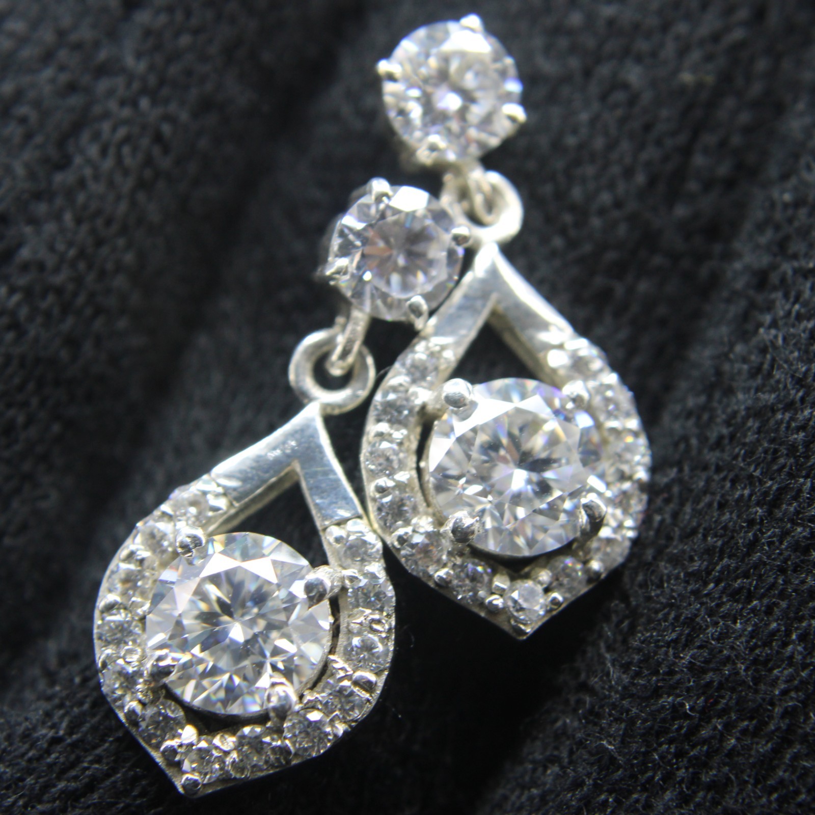 4 Ct Studds Earrings Lab Griown Diamond ValentineDay Gift for Her In Silver 925