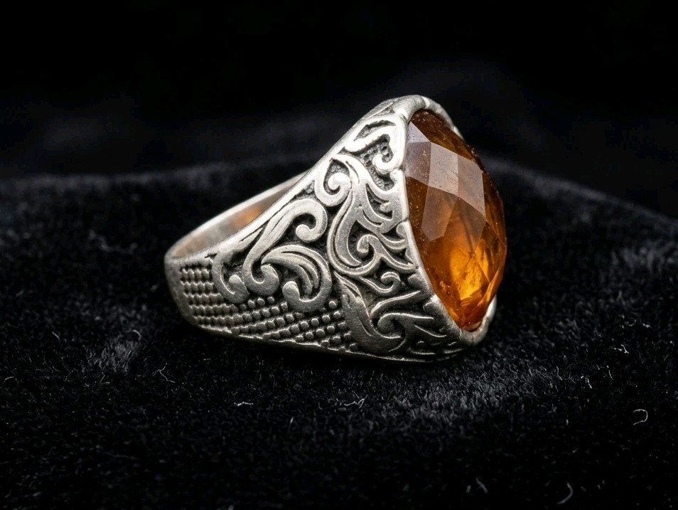 Vintage Immunity Conduit Amulet Ring Warlock Protection Occult Artifact Relic