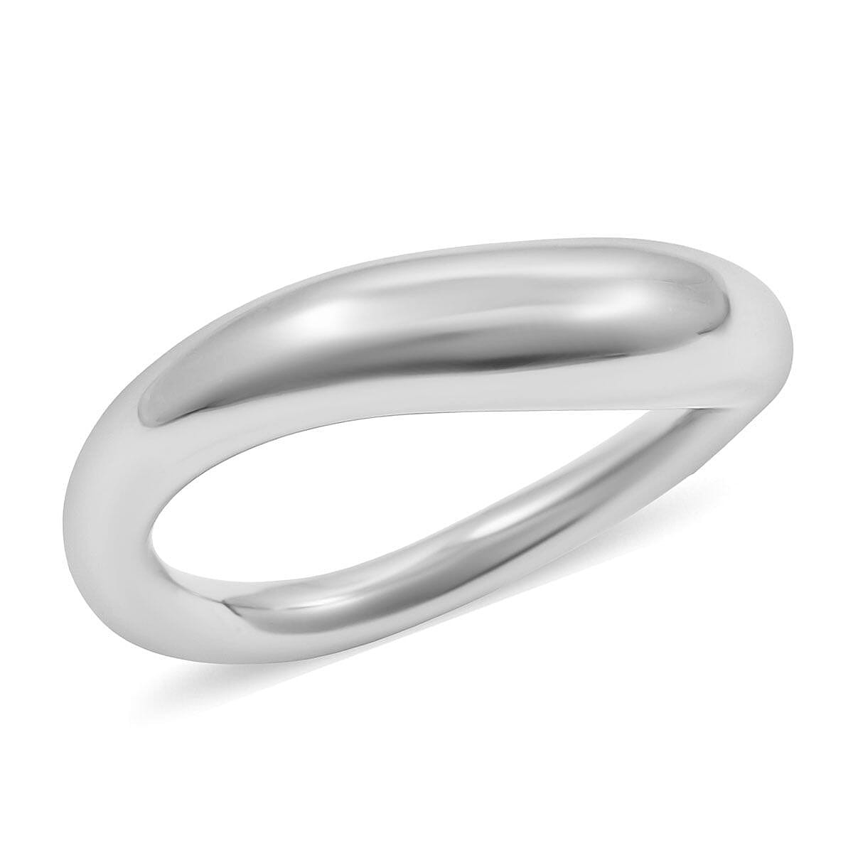 Calvin Klein Closeout Born Ring in Stainless Steel Size 6.0