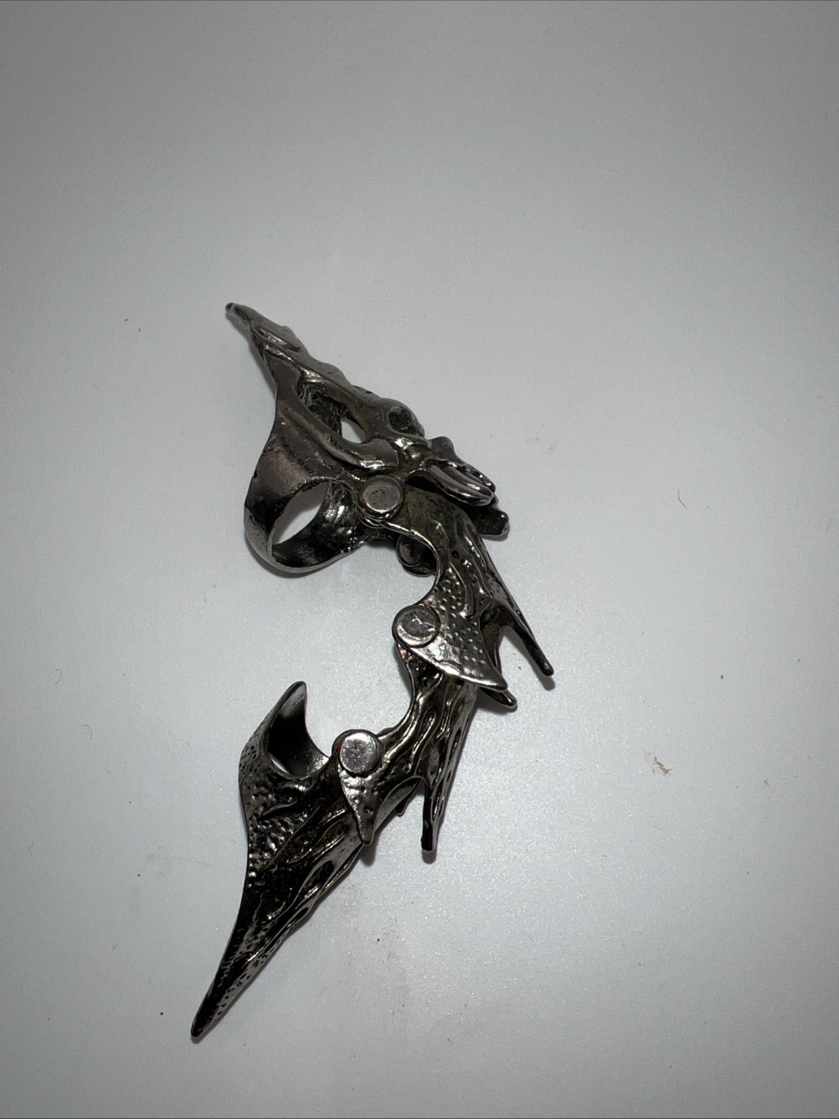 Gothic-style full finger ring Articulated Size 9
