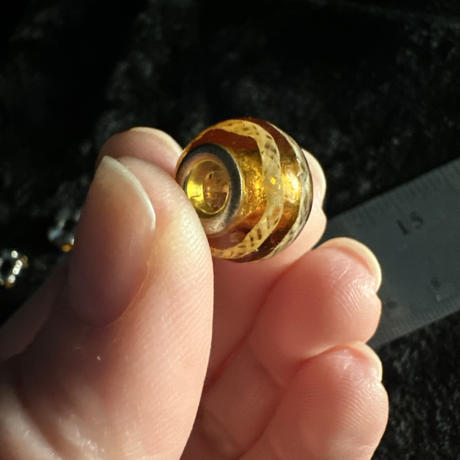 Glass And Plastic Metal Core Charms And Spacers